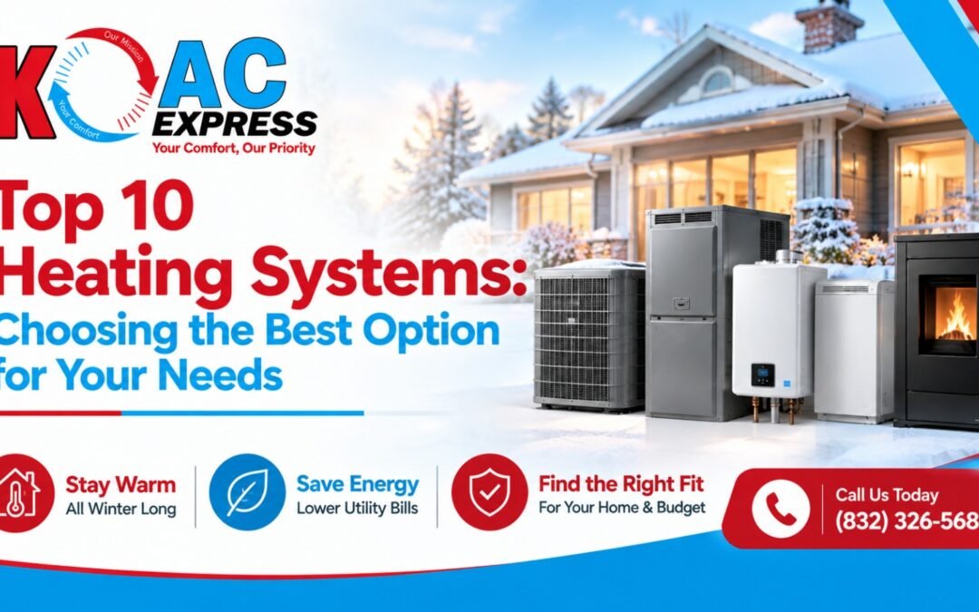 Top 10 Heating Systems: Choosing the Best Option for Your Needs