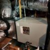 New evaporator and supply plenum with ductwork