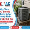 Musty AC Smell After Rain in Spring TX | 2026 Guide