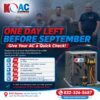 One Day Before September: Give Your AC a Quick Check | Spring TX