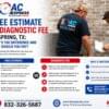 Free AC Estimate vs Diagnostic Fee in Spring TX KAC Express